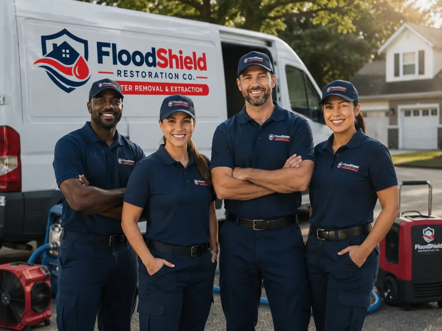 Flood Damage Restoration company in Ryde, CA